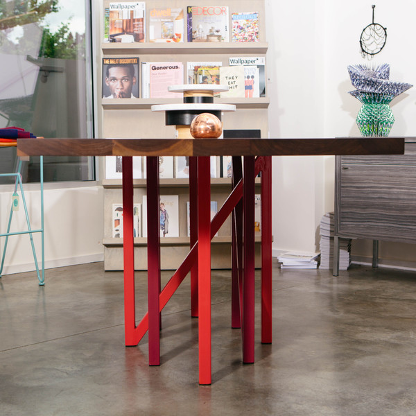 ALEX DREW & NO ONE Charlevoix Dining Table, Walnut ALEX DREW & NO ONE Charlevoix Dining Table, Walnut
