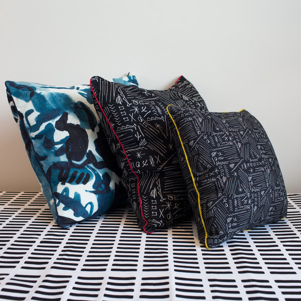 Electra Eggleston HAVANA AZUL 22" PILLOW Electra Eggleston HAVANA AZUL 22" PILLOW