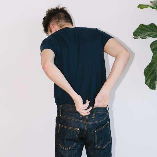 Basic Rights Heavy Weight T-Shirt, Navy Basic Rights Heavy Weight T-Shirt, Navy
