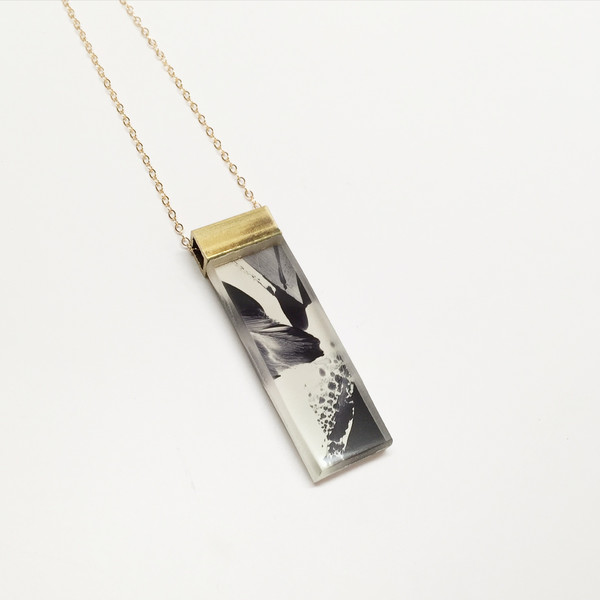 Mary Mooney Painted Pendant Necklace Mary Mooney Painted Pendant Necklace