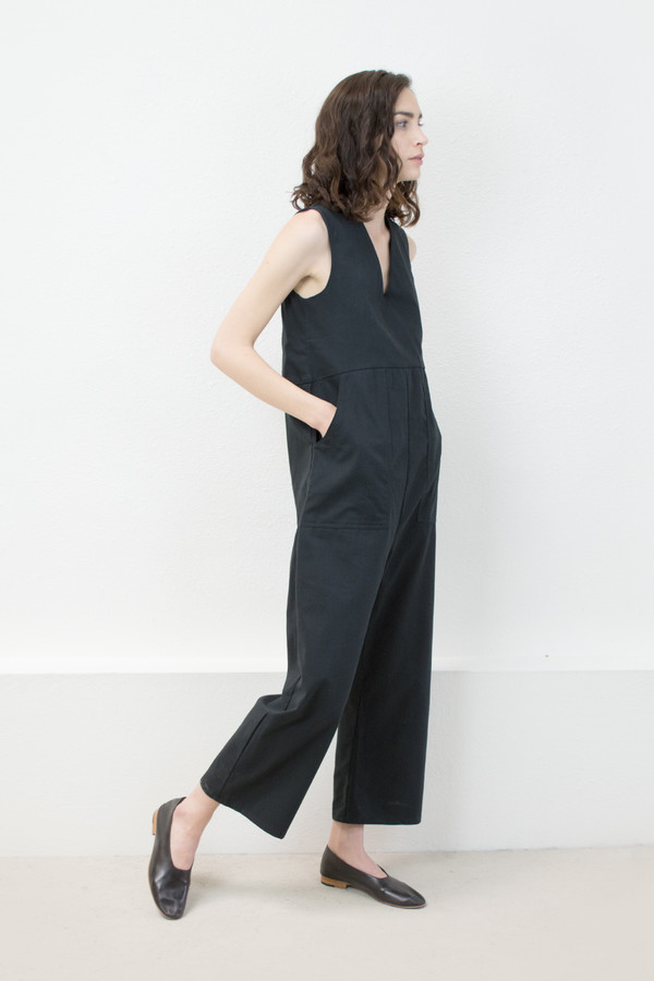 Micaela Greg Black Utility Jumpsuit Micaela Greg Black Utility Jumpsuit