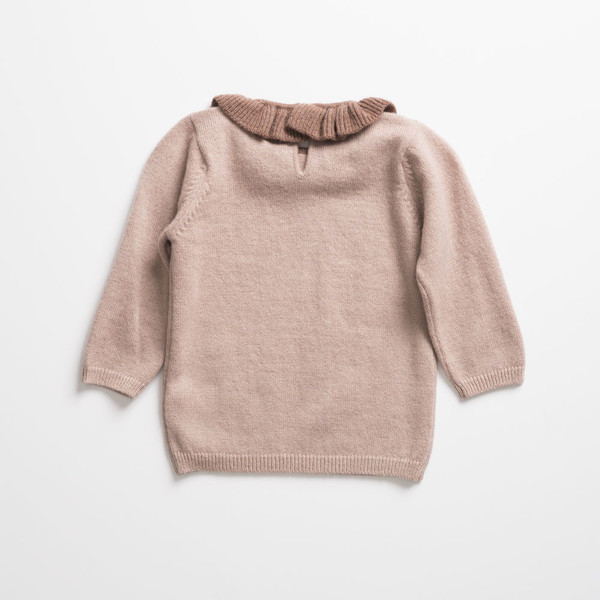 Ketiketa Ruffled Collar Sweater Ketiketa Ruffled Collar Sweater