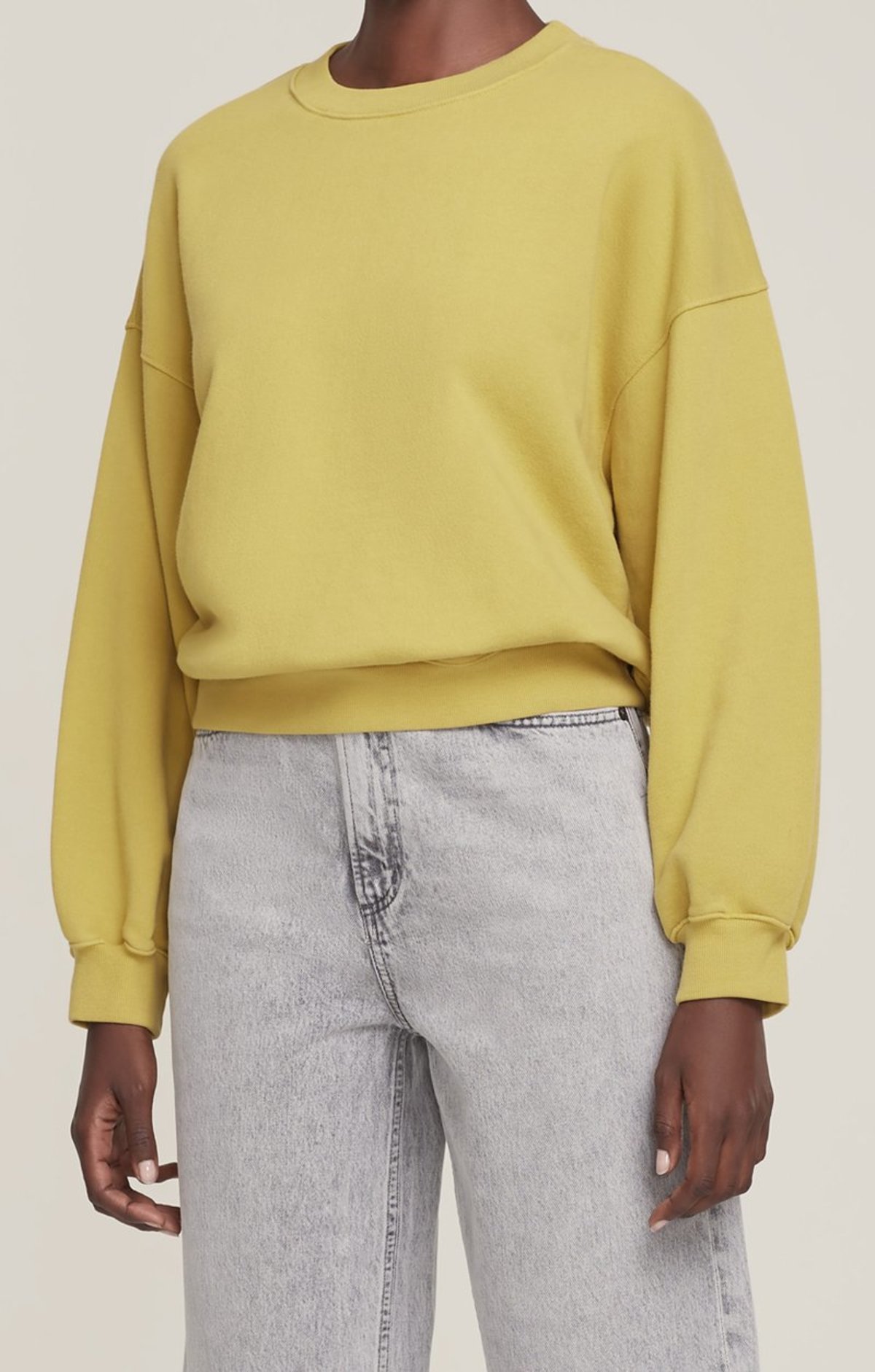 agolde balloon sleeve sweatshirt