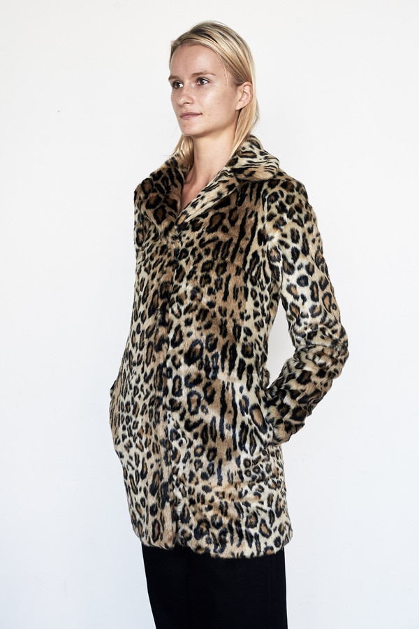 Goosecraft Faux Fur Coat - Panther Goosecraft Faux Fur Coat - Panther