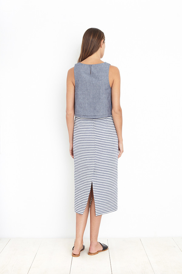 APIECE APART AGNES CHAMBRAY Top APIECE APART AGNES CHAMBRAY Top