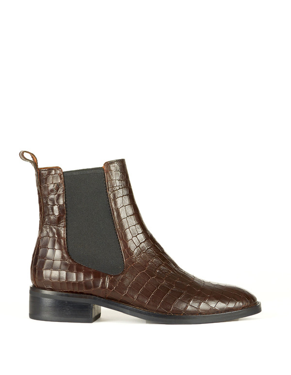 Vagabond Ava Croc Chelsea Boot Java Embossed Vagabond Ava Croc Chelsea Boot Java Embossed