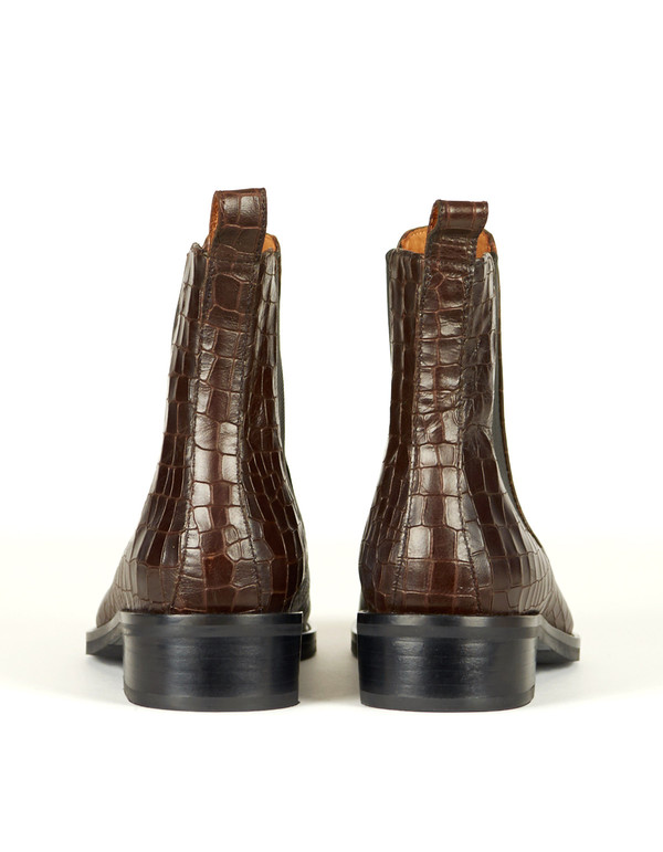 Vagabond Ava Croc Chelsea Boot Java Embossed Vagabond Ava Croc Chelsea Boot Java Embossed