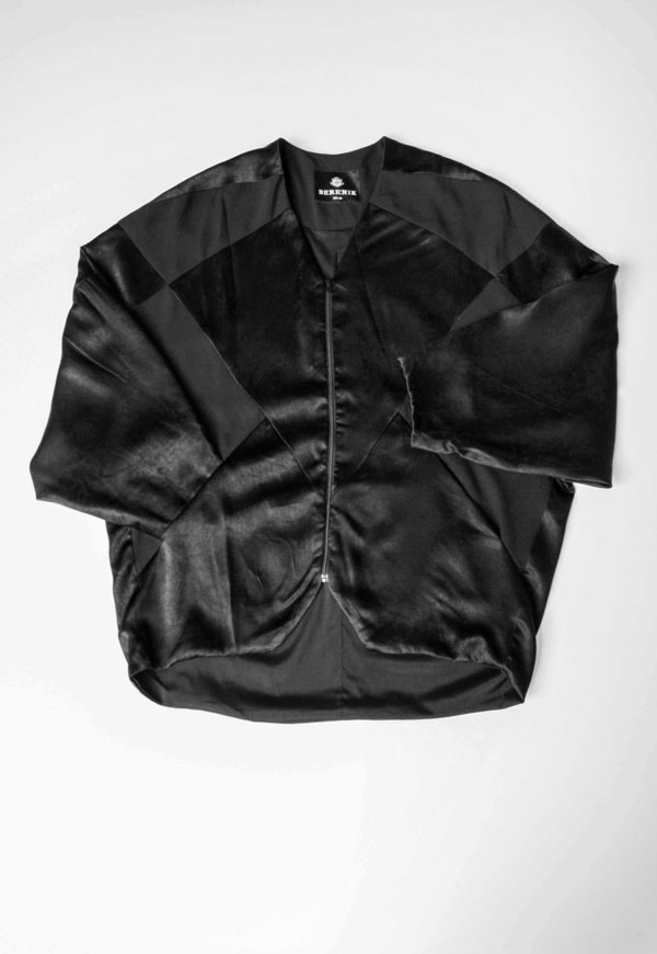 Berenik Jumper-Patchwork Black Shiny/Matt Berenik Jumper-Patchwork Black Shiny/Matt