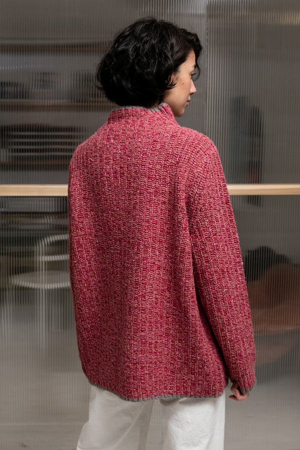 Creatures of Comfort Stand Up Neck Sweater - pink Creatures of Comfort Stand Up Neck Sweater - pink