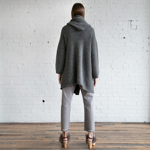 Lauren Manoogian Capote Coat Charcoal - SOLD OUT Lauren Manoogian Capote Coat Charcoal - SOLD OUT