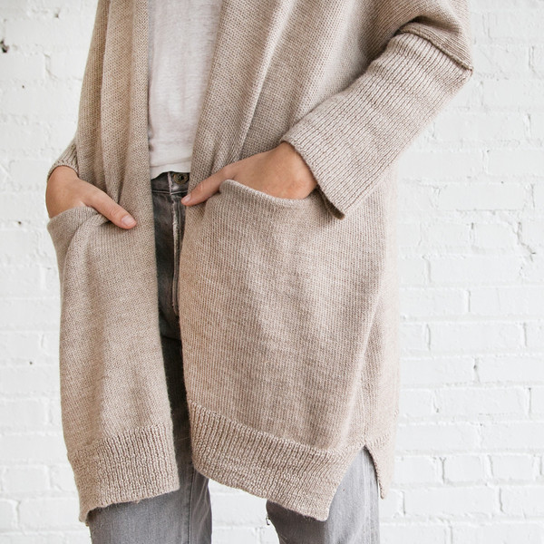 Lauren Manoogian Wide Cardigan Oatmeal SOLD OUT Lauren Manoogian Wide Cardigan Oatmeal SOLD OUT