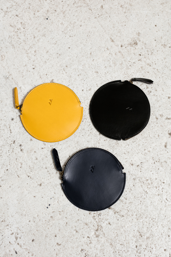 Vere Verto Mon Coin Purse - yellow, black, navy Vere Verto Mon Coin Purse - yellow, black, navy