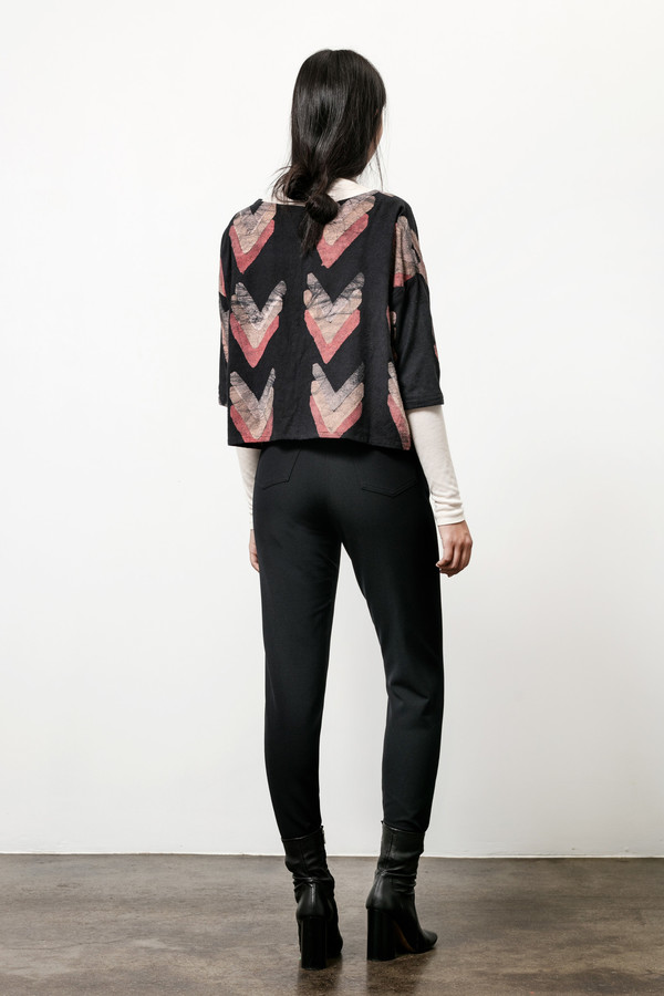 Osei-Duro Box Top in Chevrons Osei-Duro Box Top in Chevrons