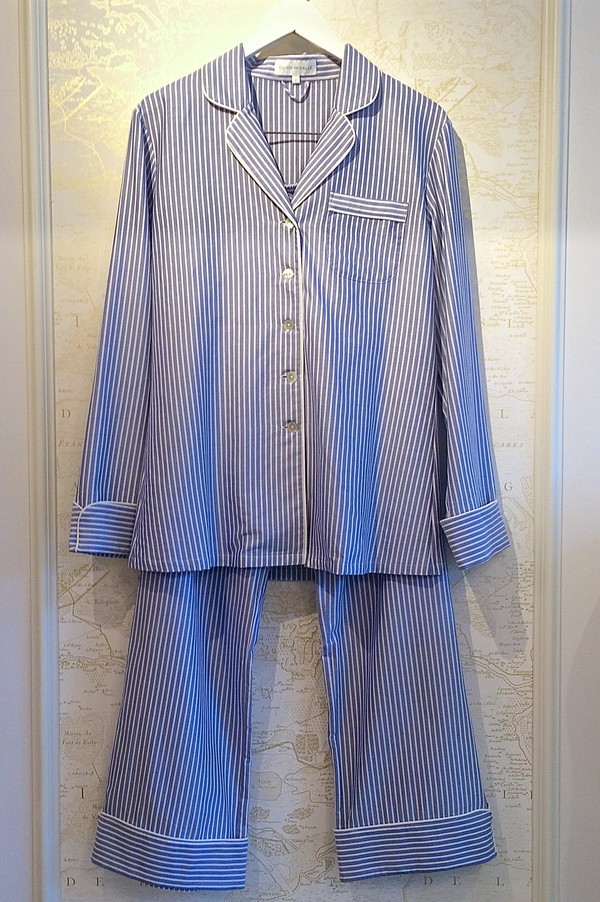 Olivia Von Halle Stripe Cotton Pyjama Set Olivia Von Halle Stripe Cotton Pyjama Set