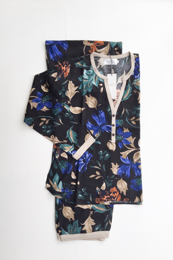 Salua Lingerie Rayon Printed Pajamas Salua Lingerie Rayon Printed Pajamas