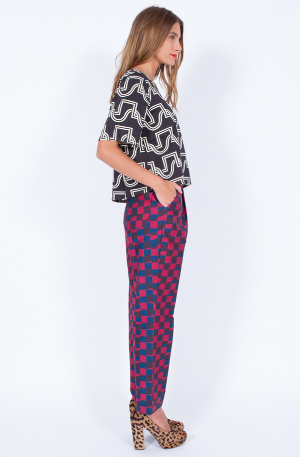 Dusen Dusen BLACK DUO WEAVE YES TEE Dusen Dusen BLACK DUO WEAVE YES TEE
