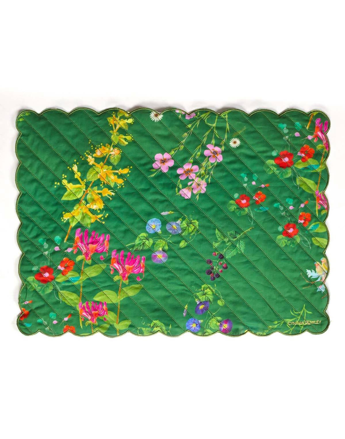 Cynthia Rowley Quilted Cotton Placemat GRNFL Garmentory