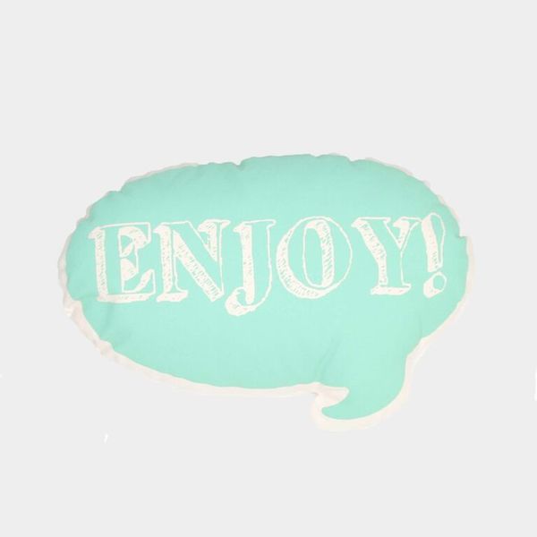 Ah, Quel Plaisir! Green Enjoy Pillow - Dodo Les Bobos Ah, Quel Plaisir! Green Enjoy Pillow - Dodo Les Bobos