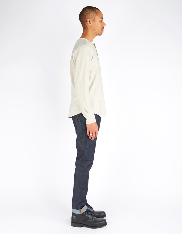 Men's 18 Waits Hobo Henley Pinstripe Men's 18 Waits Hobo Henley Pinstripe