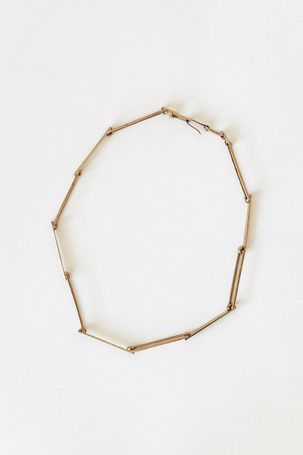 Samma Brass Short Necklace Samma Brass Short Necklace