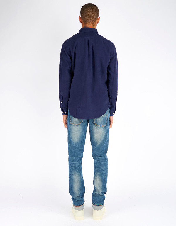 Men's Portuguese Flannel Teca Shirt Blue Men's Portuguese Flannel Teca Shirt Blue