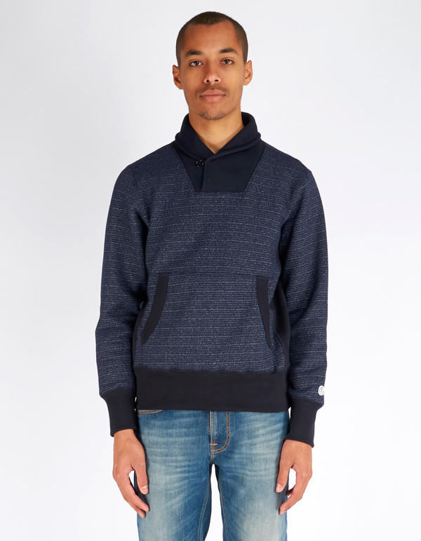 Men's Todd Snyder x Champion Shawl Sweatshirt Navy Men's Todd Snyder x Champion Shawl Sweatshirt Navy