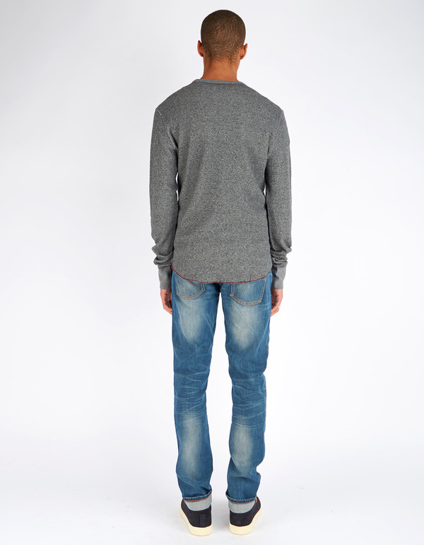 Men's Todd Snyder x Champion Thermal Jacquard Black Mix Men's Todd Snyder x Champion Thermal Jacquard Black Mix