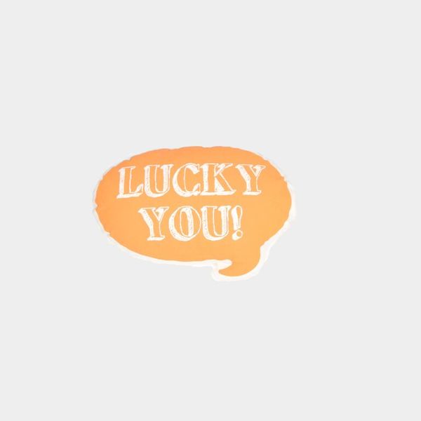 Ah, Quel Plaisir! Orange Lucky You Pillow - Dodo Les Bobos Ah, Quel Plaisir! Orange Lucky You Pillow - Dodo Les Bobos