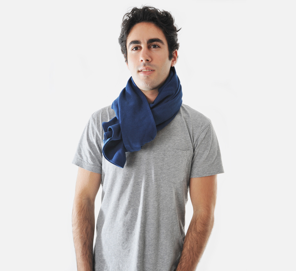 Selvedge Lightweight Indigo Scarf by The Hill-Side Selvedge Lightweight Indigo Scarf by The Hill-Side