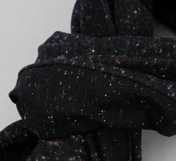 Navy Wool Galaxy Blend Scarf by The Hill-Side Navy Wool Galaxy Blend Scarf by The Hill-Side