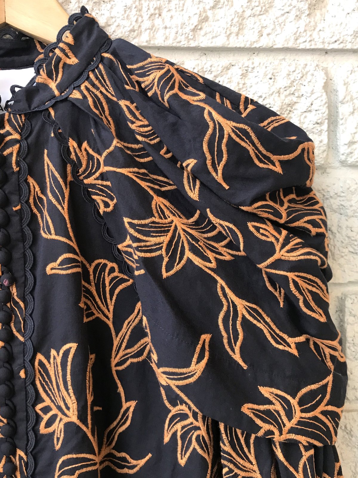 acler HOWARD BLOUSE - MIDNIGHT | Garmentory