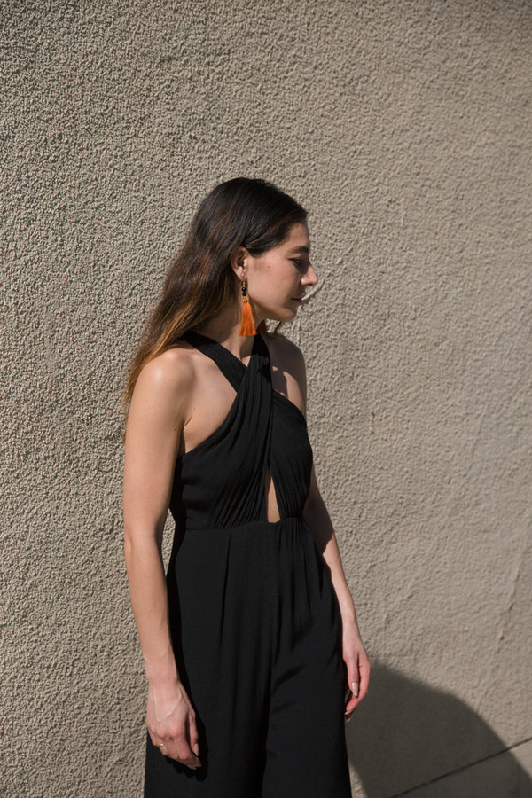 mara hoffman crepe cross front jumpsuit mara hoffman crepe cross front jumpsuit