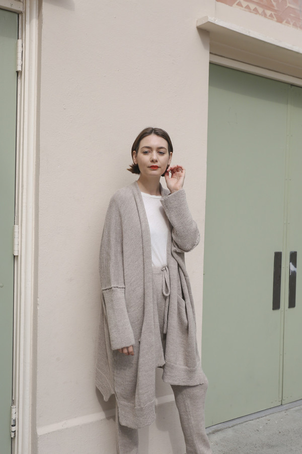 Lauren Manoogian Wide Cardigan in Oatmeal Lauren Manoogian Wide Cardigan in Oatmeal