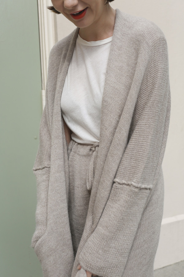 Lauren Manoogian Wide Cardigan in Oatmeal Lauren Manoogian Wide Cardigan in Oatmeal