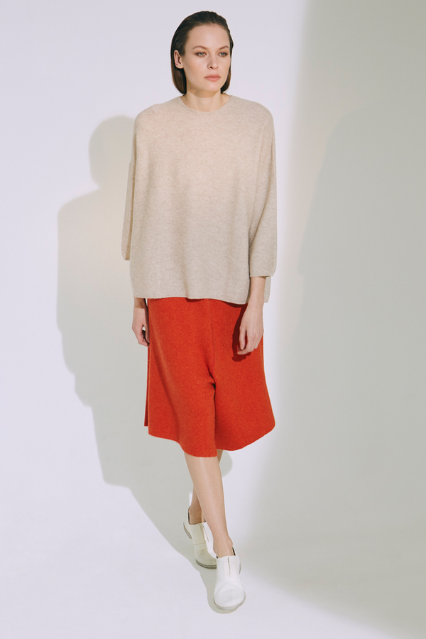 Oyuna Knitted Beige Pullover by Oyuna Oyuna Knitted Beige Pullover by Oyuna