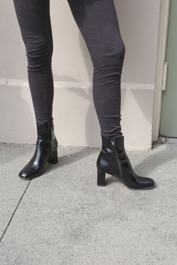 Maryam Nassir Zadeh Agnes Boot in Black Shine Maryam Nassir Zadeh Agnes Boot in Black Shine