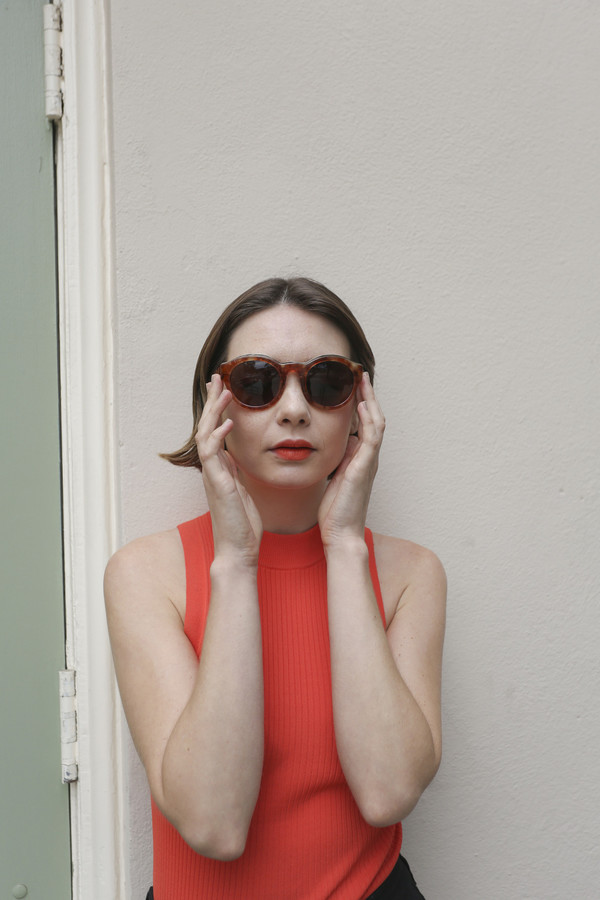 Kate Young x TURA Sunglasses in Amber Kate Young x TURA Sunglasses in Amber