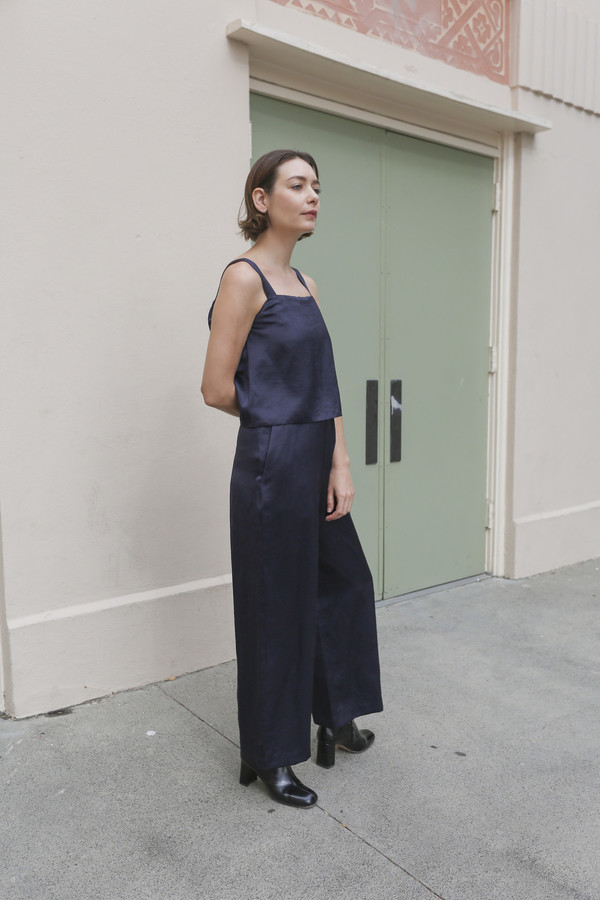 Nikki Chasin Suso Jumpsuit in Navy Nikki Chasin Suso Jumpsuit in Navy