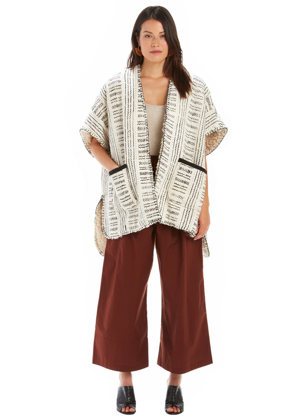 Lemlem Kal Poncho Coat Lemlem Kal Poncho Coat