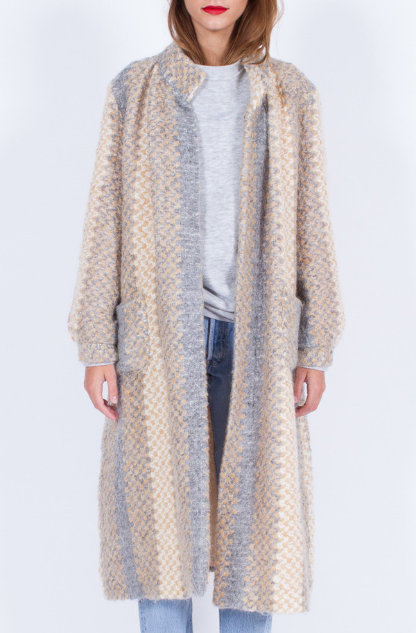 Yo Vintage! PASTEL KNIT COATIGAN (MEDIUM) Yo Vintage! PASTEL KNIT COATIGAN (MEDIUM)