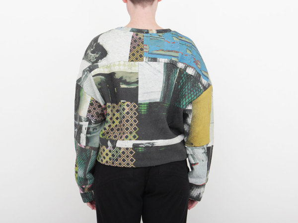 Berenik Printed Crop Sweatshirt Berenik Printed Crop Sweatshirt