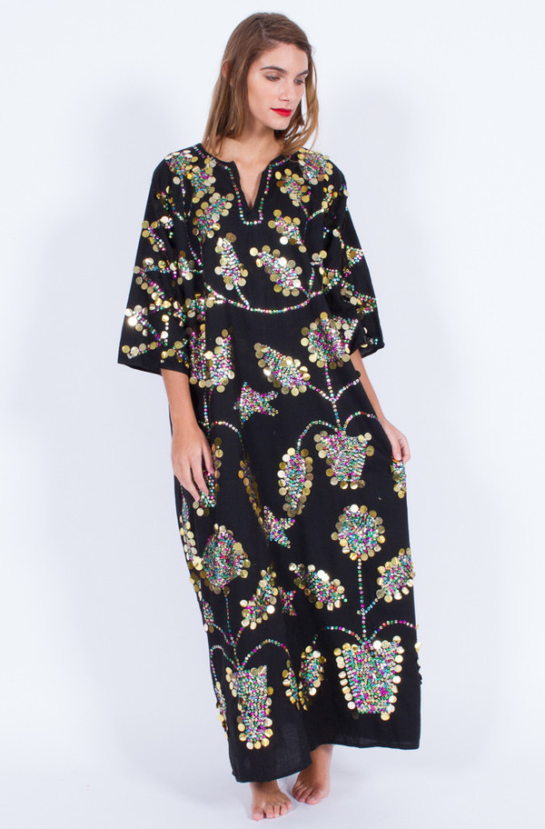 SEQUIN BLACK DRESS (ONE SIZE) SEQUIN BLACK DRESS (ONE SIZE)