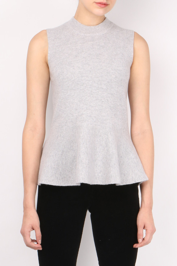 Veronica Beard Billie Peplum Sweater Veronica Beard Billie Peplum Sweater