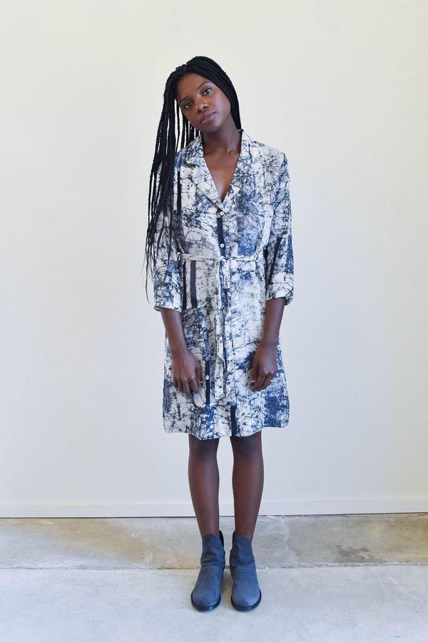 Osei-Duro Osei Duro Corium Dress in Broken Barcode Osei-Duro Osei Duro Corium Dress in Broken Barcode