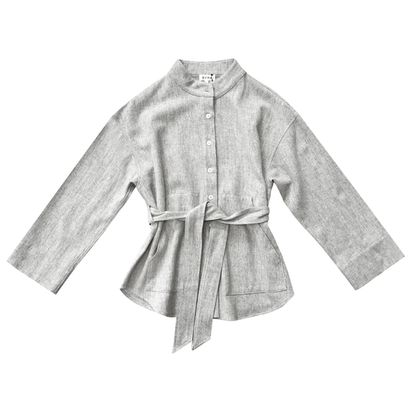 Ali Golden KIMONO SHIRT JACKET - GREY Ali Golden KIMONO SHIRT JACKET - GREY