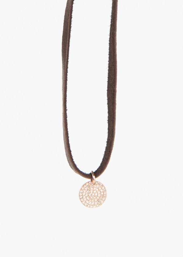 Jewels by Piper Diamond Disc Choker Necklace Jewels by Piper Diamond Disc Choker Necklace