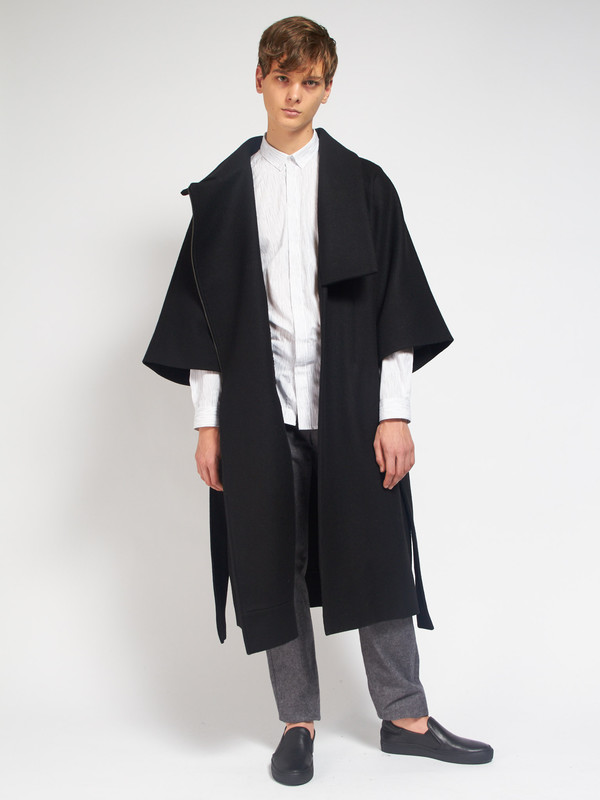 Men's Henrik Vibskov Cape Coat Men's Henrik Vibskov Cape Coat