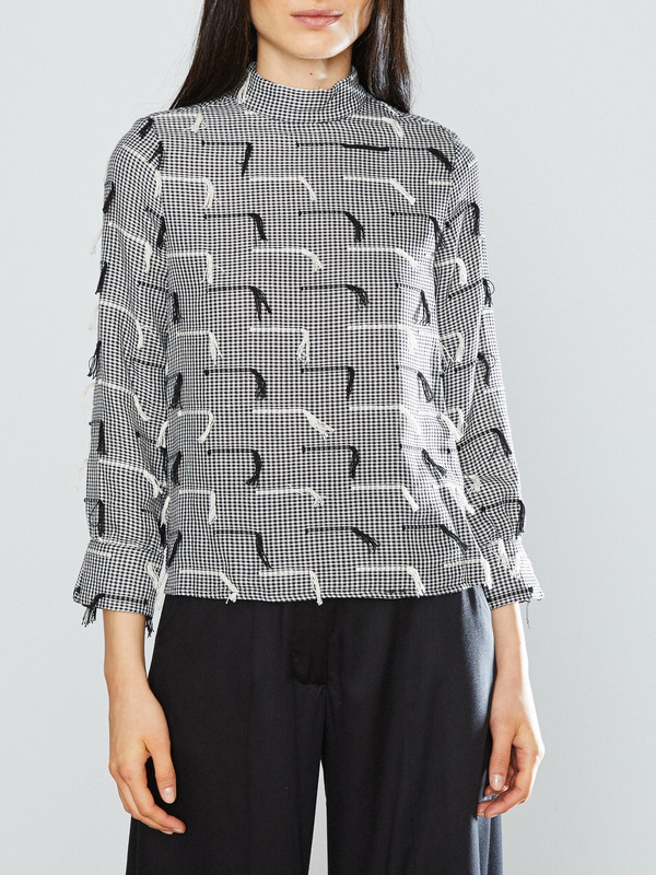 Nikki Chasin Ari Finge Mockneck Top Nikki Chasin Ari Finge Mockneck Top