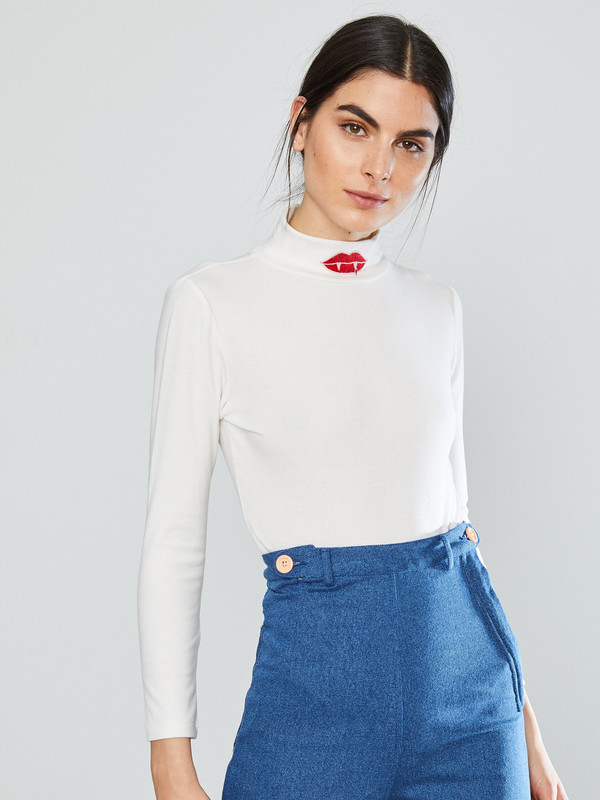 Samantha Pleet Bite Me Bodysuit Samantha Pleet Bite Me Bodysuit