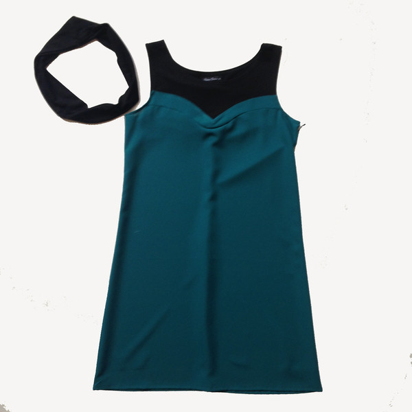 Cherry Bobin SS15 Sleeveless Dress, Turquoise Cherry Bobin SS15 Sleeveless Dress, Turquoise